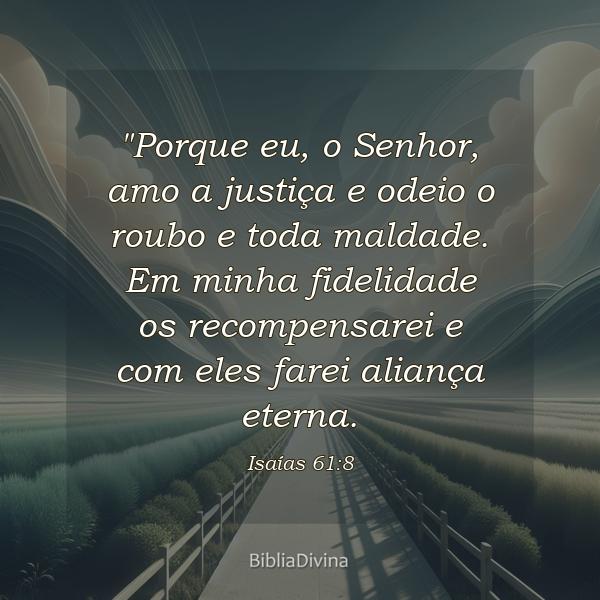 Isaías 61:8