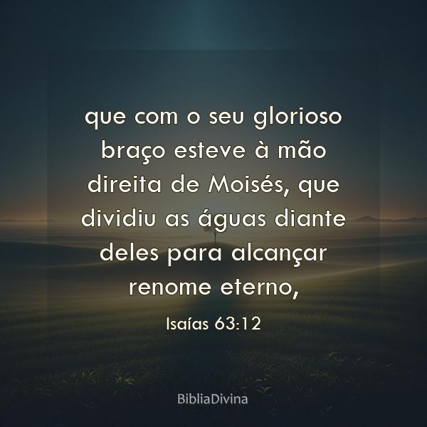 Isaías 63:12