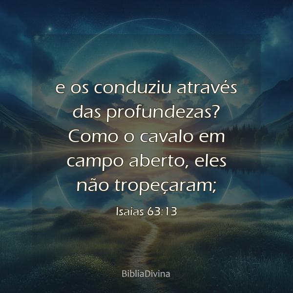 Isaías 63:13