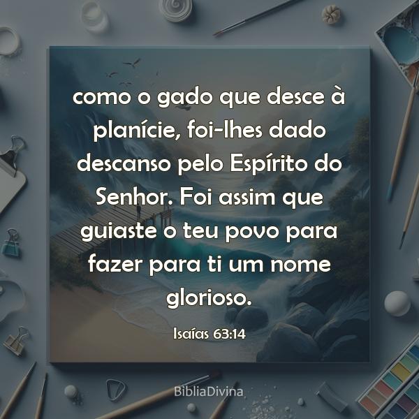 Isaías 63:14