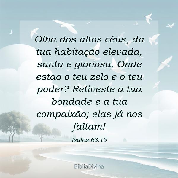 Isaías 63:15