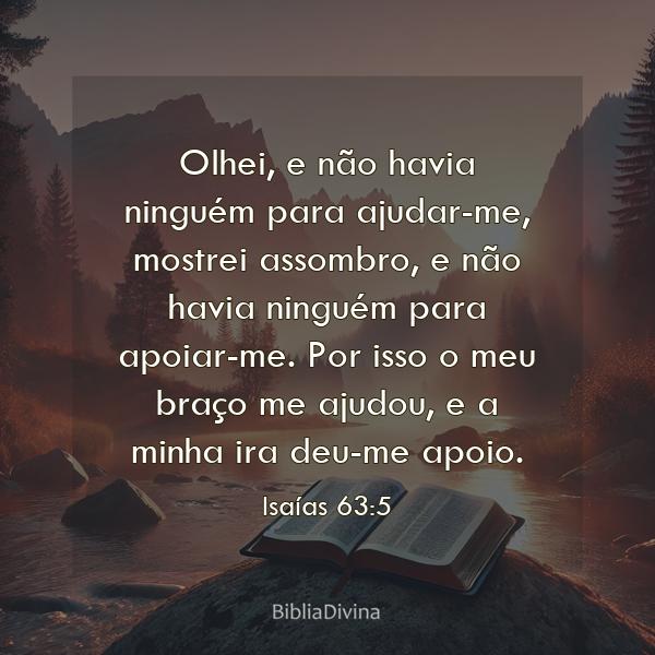 Isaías 63:5