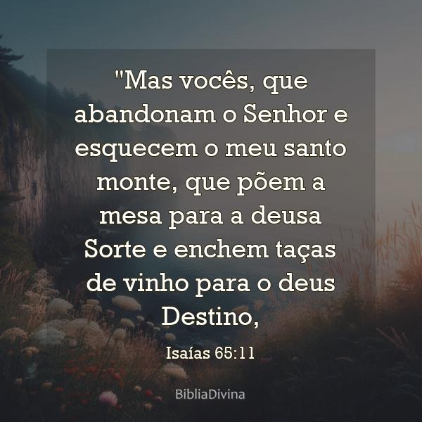 Isaías 65:11