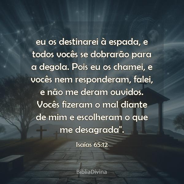 Isaías 65:12