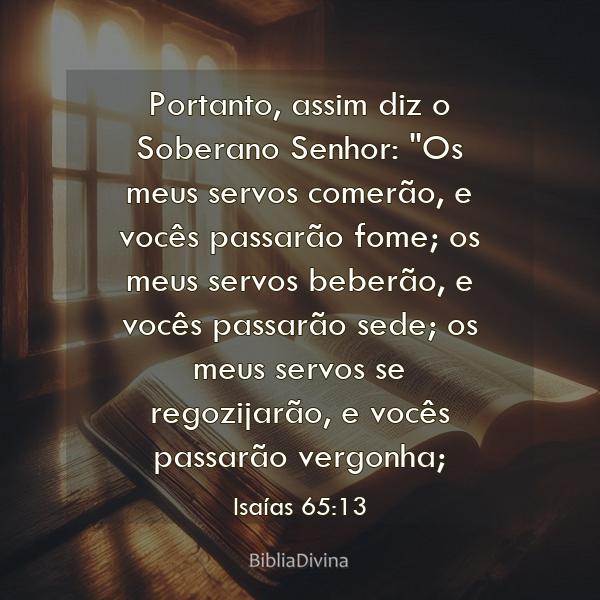 Isaías 65:13