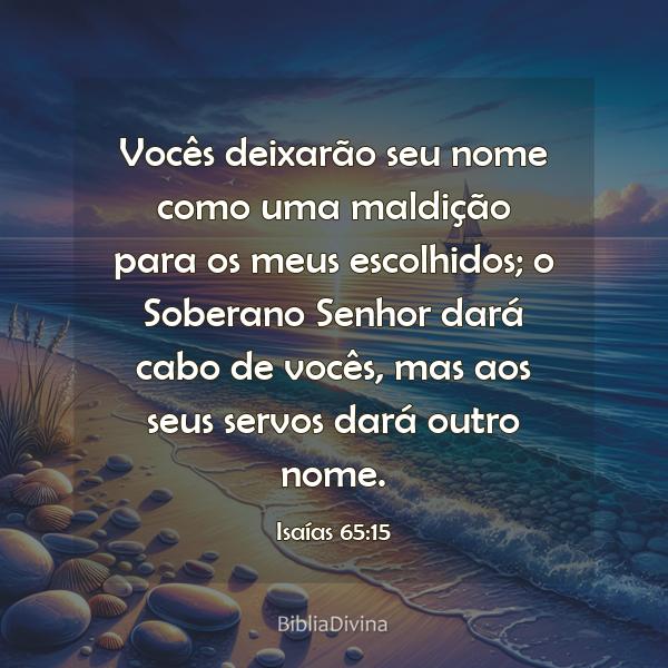 Isaías 65:15