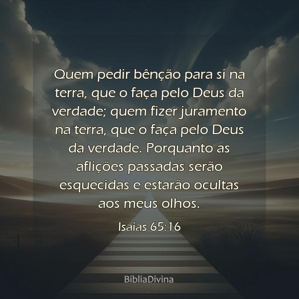 Isaías 65:16