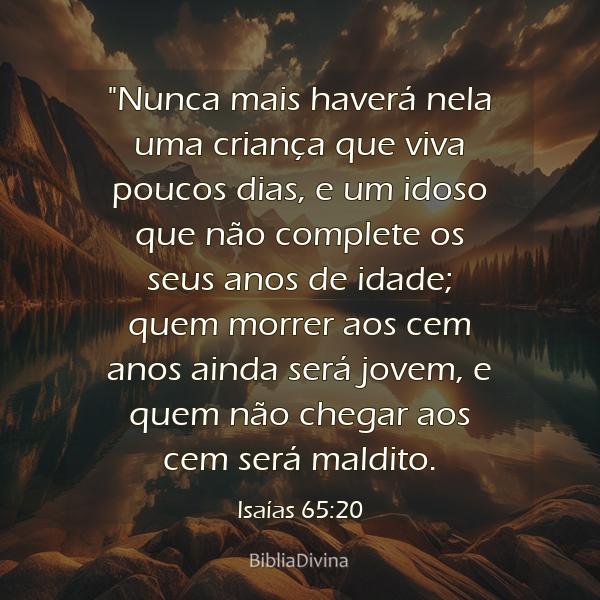 Isaías 65:20