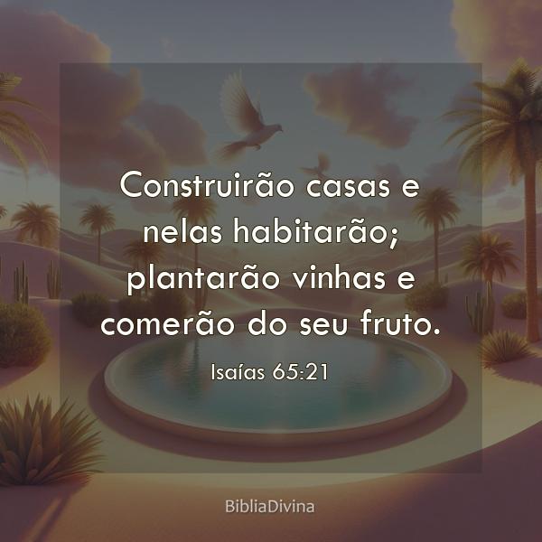 Isaías 65:21