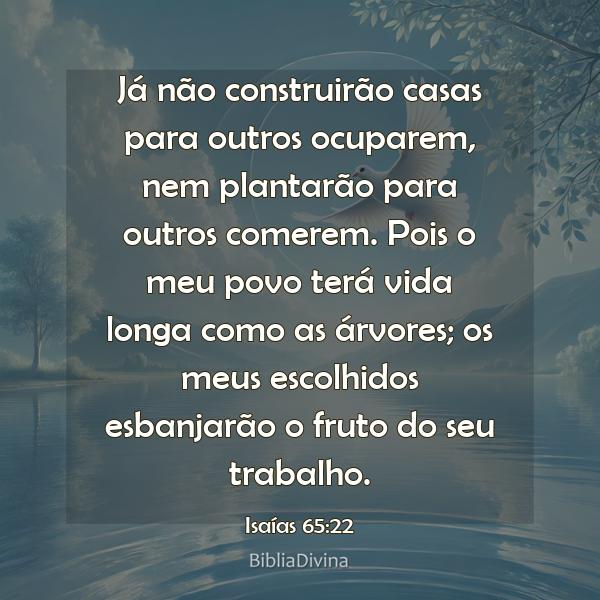 Isaías 65:22