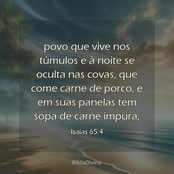 Isaías 65:4