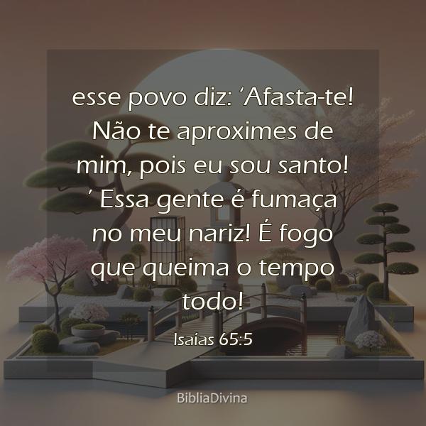 Isaías 65:5