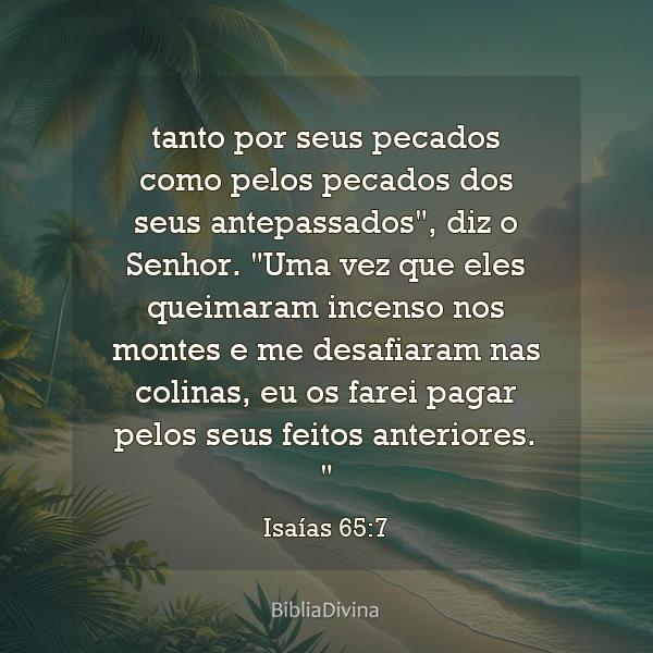 Isaías 65:7