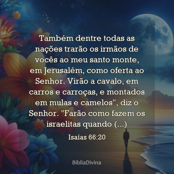 Isaías 66:20