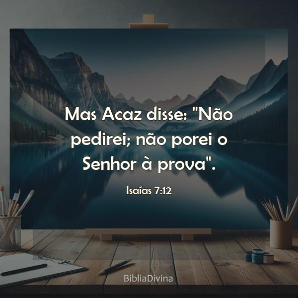 Isaías 7:12