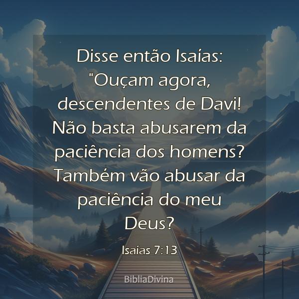 Isaías 7:13