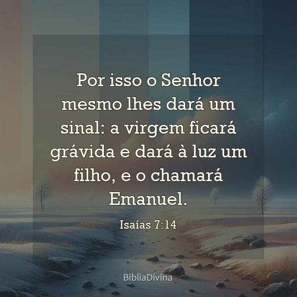 Isaías 7:14