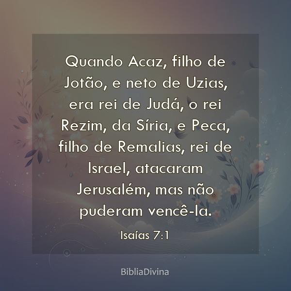 Isaías 7:1