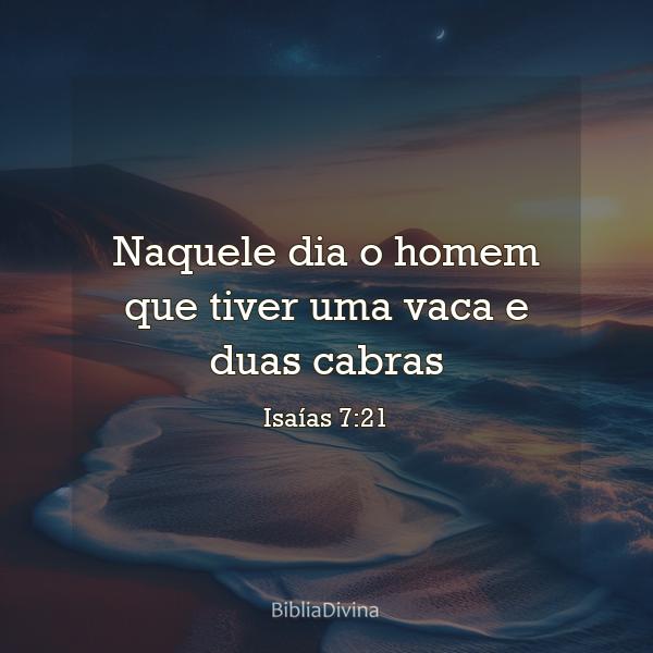 Isaías 7:21