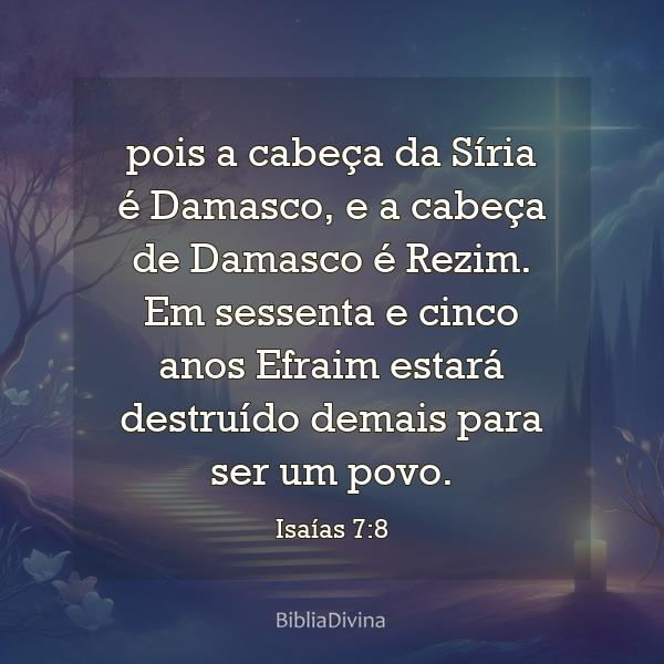 Isaías 7:8