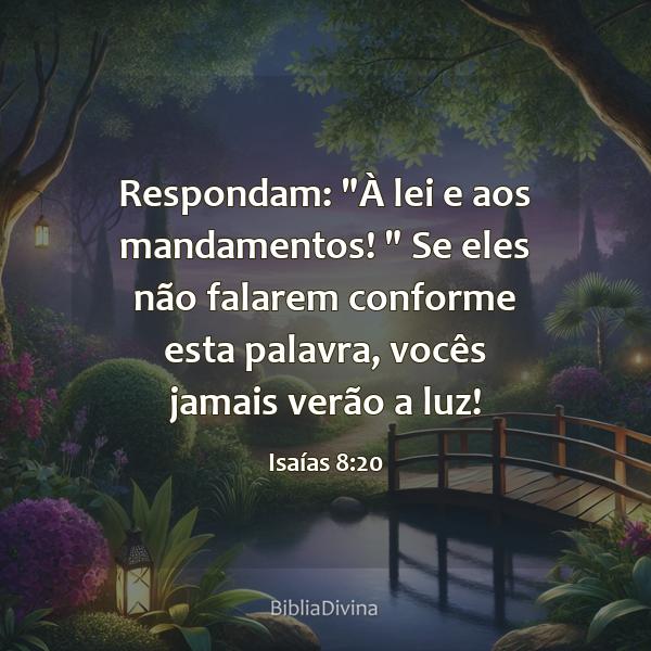 Isaías 8:20