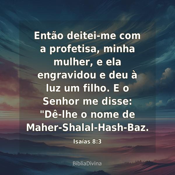 Isaías 8:3