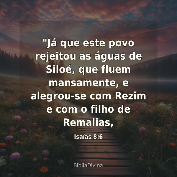 Isaías 8:6