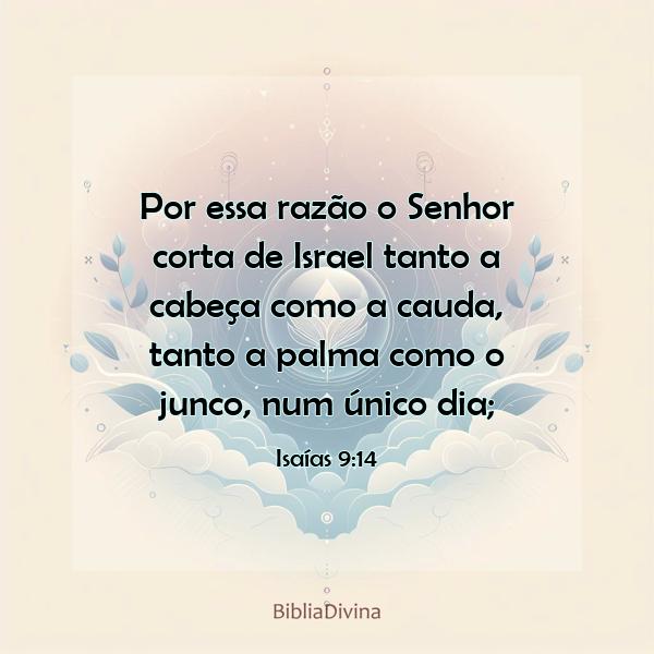 Isaías 9:14