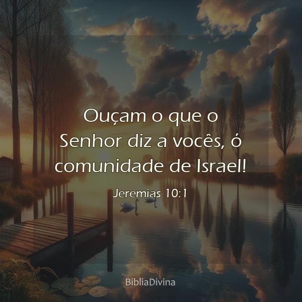 Jeremias 10:1