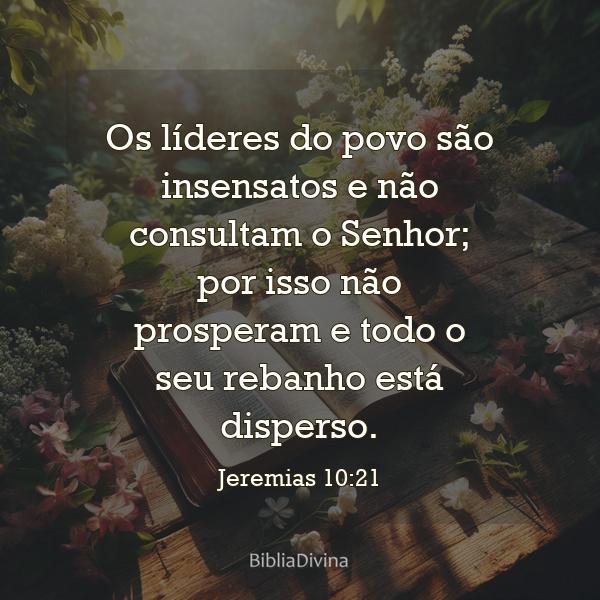 Jeremias 10:21