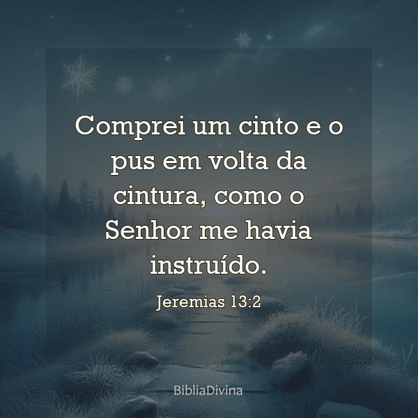 Jeremias 13:2