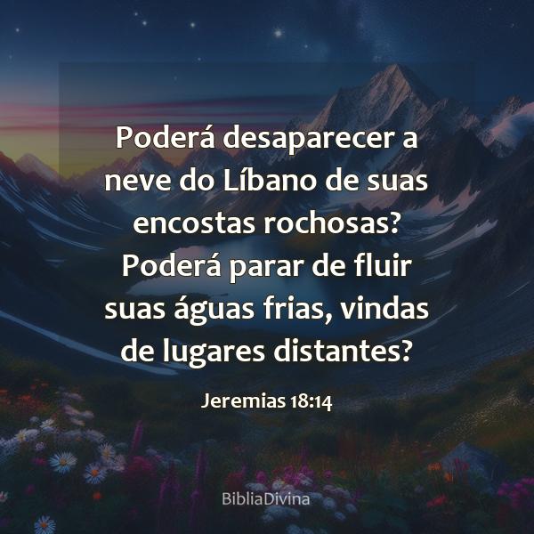 Jeremias 18:14