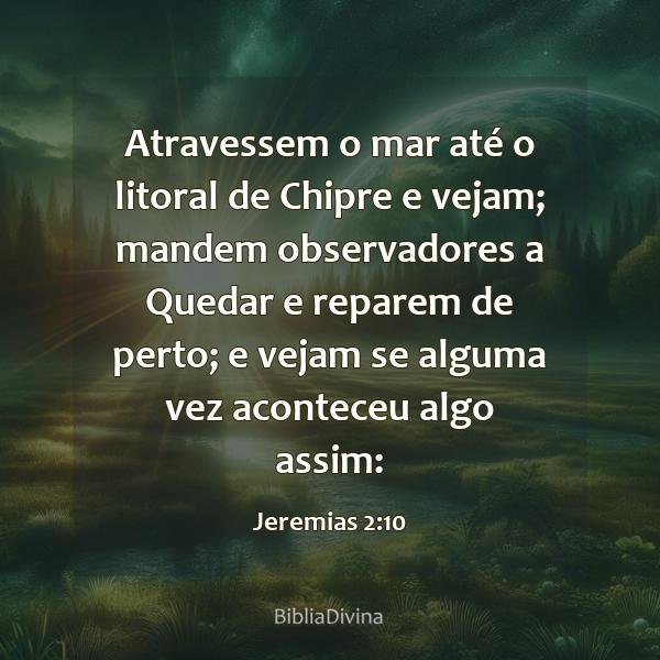 Jeremias 2:10