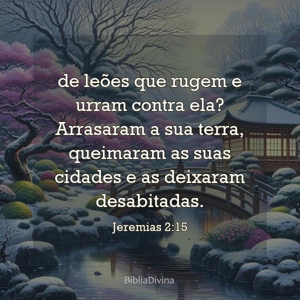 Jeremias 2:15