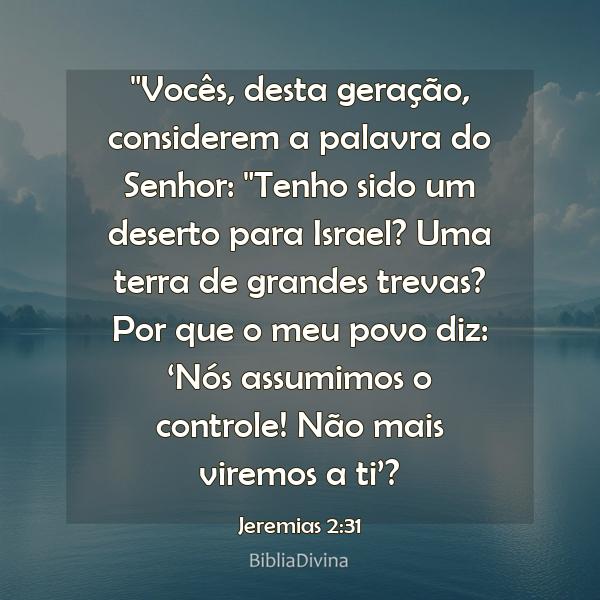 Jeremias 2:31