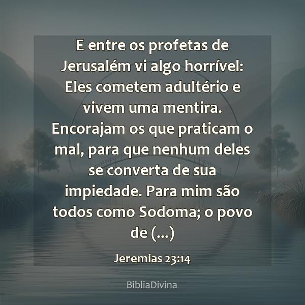 Jeremias 23:14