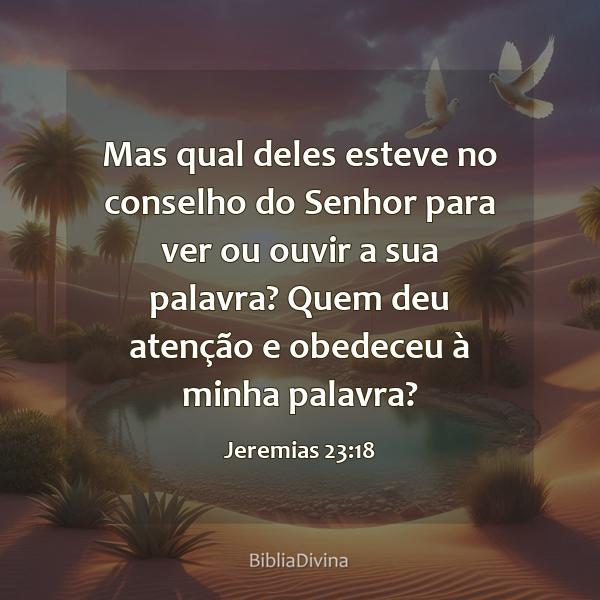 Jeremias 23:18