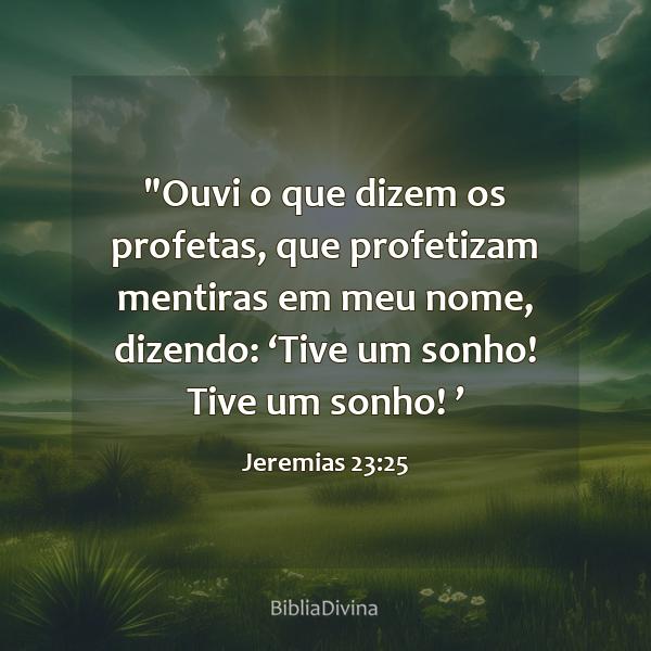 Jeremias 23:25