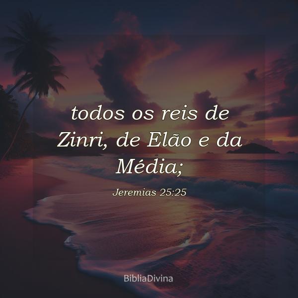 Jeremias 25:25