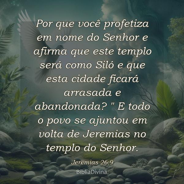 Jeremias 26:9