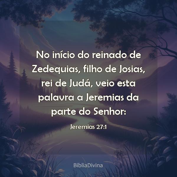 Jeremias 27:1