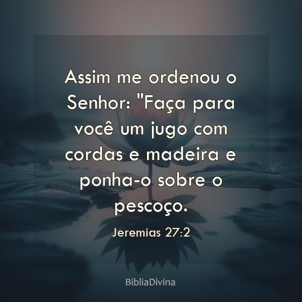 Jeremias 27:2