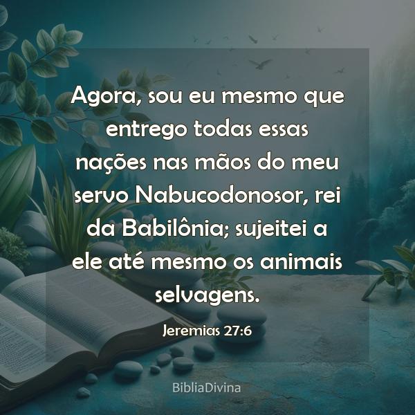 Jeremias 27:6