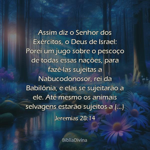 Jeremias 28:14