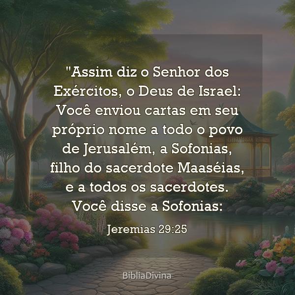 Jeremias 29:25