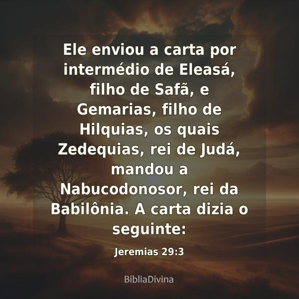 Jeremias 29:3