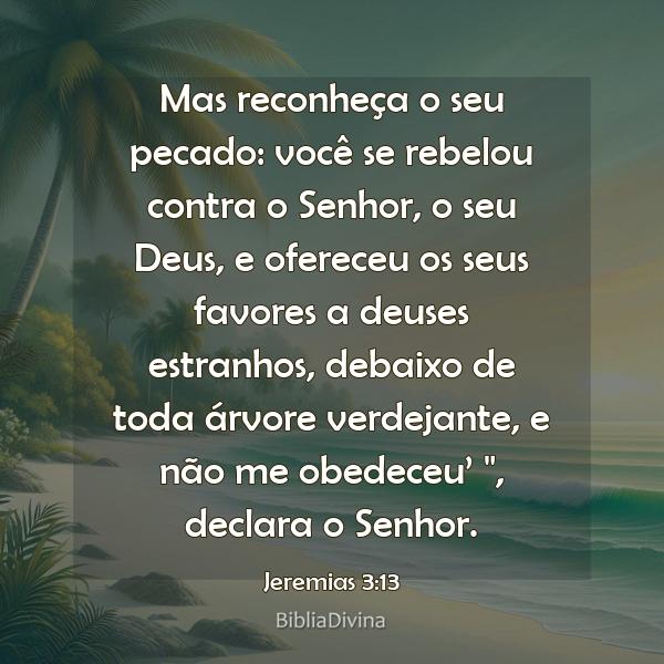 Jeremias 3:13