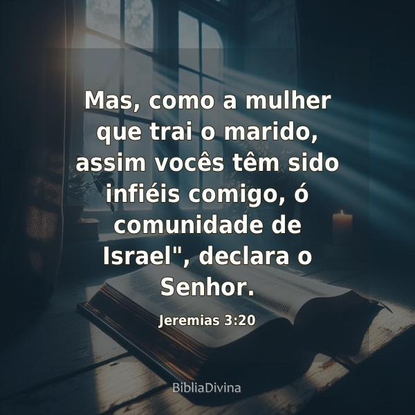 Jeremias 3:20