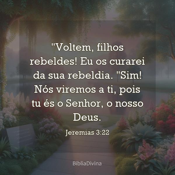 Jeremias 3:22