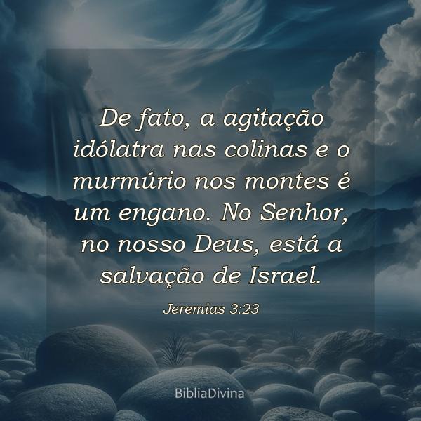 Jeremias 3:23